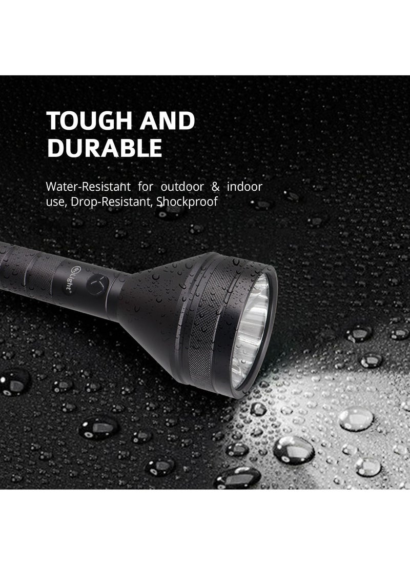 Mr. Light - Super Bright LED Flashlight Torch  1500 Meter Coverage Best Performance High Quality Battery USB Charger 3 Hours Operating Time - Image 1