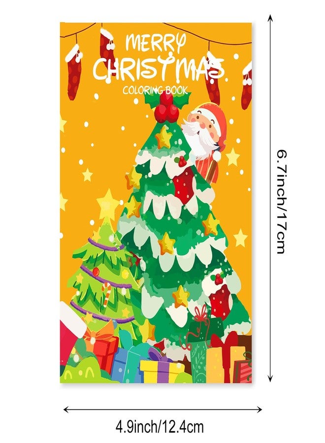 Qpout 16 Christmas Coloring Books Bulk for Kids Party Favors Xmas Mini Coloring Booklets DIY Art Drawing Book Set for Christmas Party Goodie Bag Filler School Kids Activity Supplies - Image 4