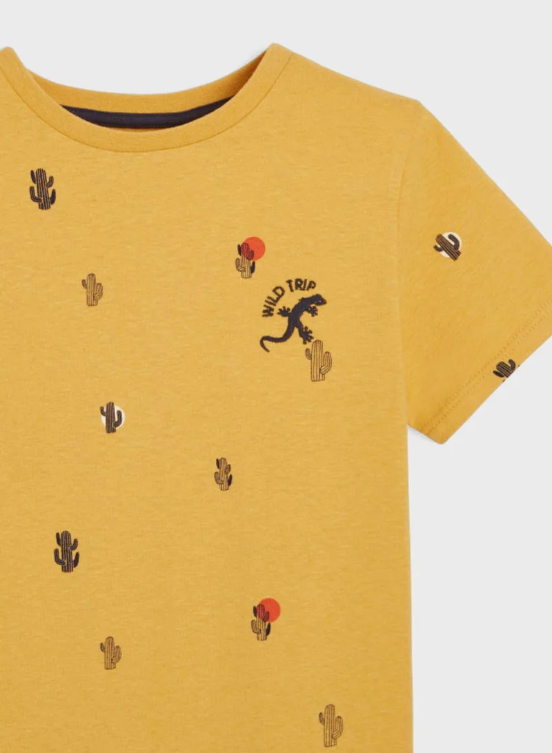 Okaidi Obaibi Kids Printed T-Shirt