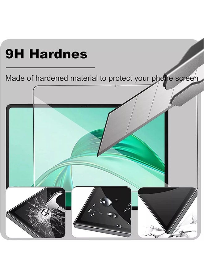 Honor Pad X8a Tempered Glass Screen Protector, Ultra Resistant, Delicate Touch and Anti Fingerprints, HD Clarity for Honor Pad X8a 11inch, Clear - Image 2