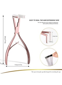 Ehdis Tape In Hair Extensions Pliers Stainless Steel Flat Surface Extensions Tape Sealing Clamp Pliers Tool  - Image 4