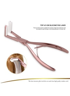 Ehdis Tape In Hair Extensions Pliers Stainless Steel Flat Surface Extensions Tape Sealing Clamp Pliers Tool  - Image 5