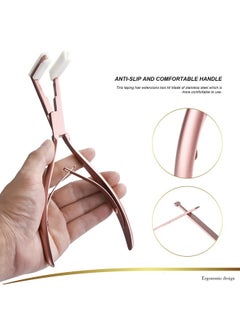 Ehdis Tape In Hair Extensions Pliers Stainless Steel Flat Surface Extensions Tape Sealing Clamp Pliers Tool  - Image 3