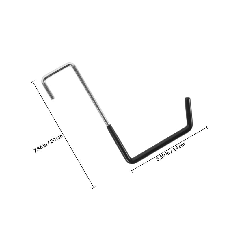 📦 علاقات منظمة للمرآب بتصميم شكل S مع دعم قوي - Image 2