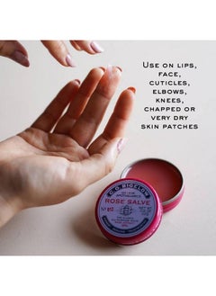 C. O. Bigelow C.O. Bigelow All Purpose Salve Lip Balm Tins, Rose Salve Pack of 3 for Chapped Lips & Dry Skin - Moisturizing Lip, Cuticle 0.8 oz each  - Image 3