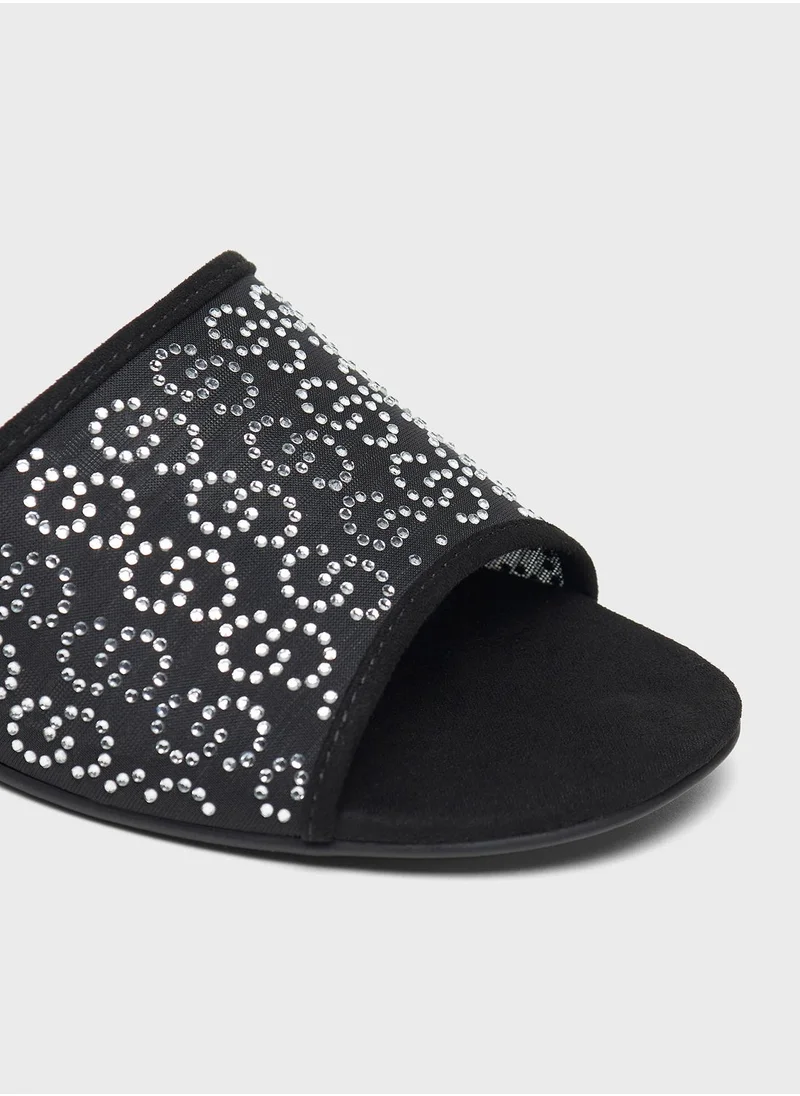 Celeste Single Strap Low Heel Sandals