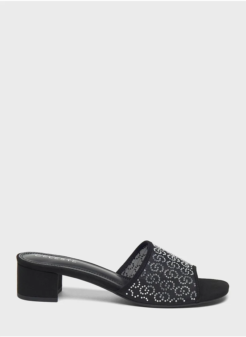 Celeste Single Strap Low Heel Sandals