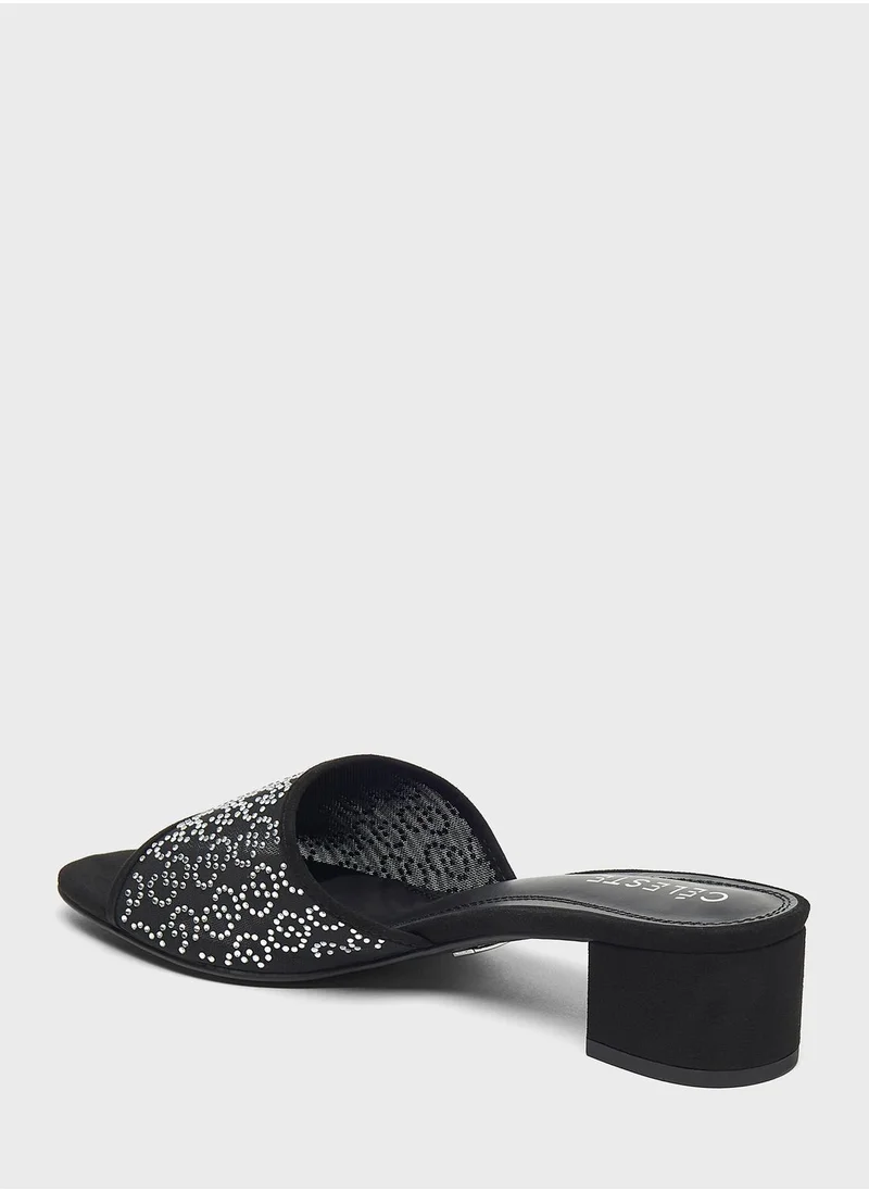 Celeste Single Strap Low Heel Sandals