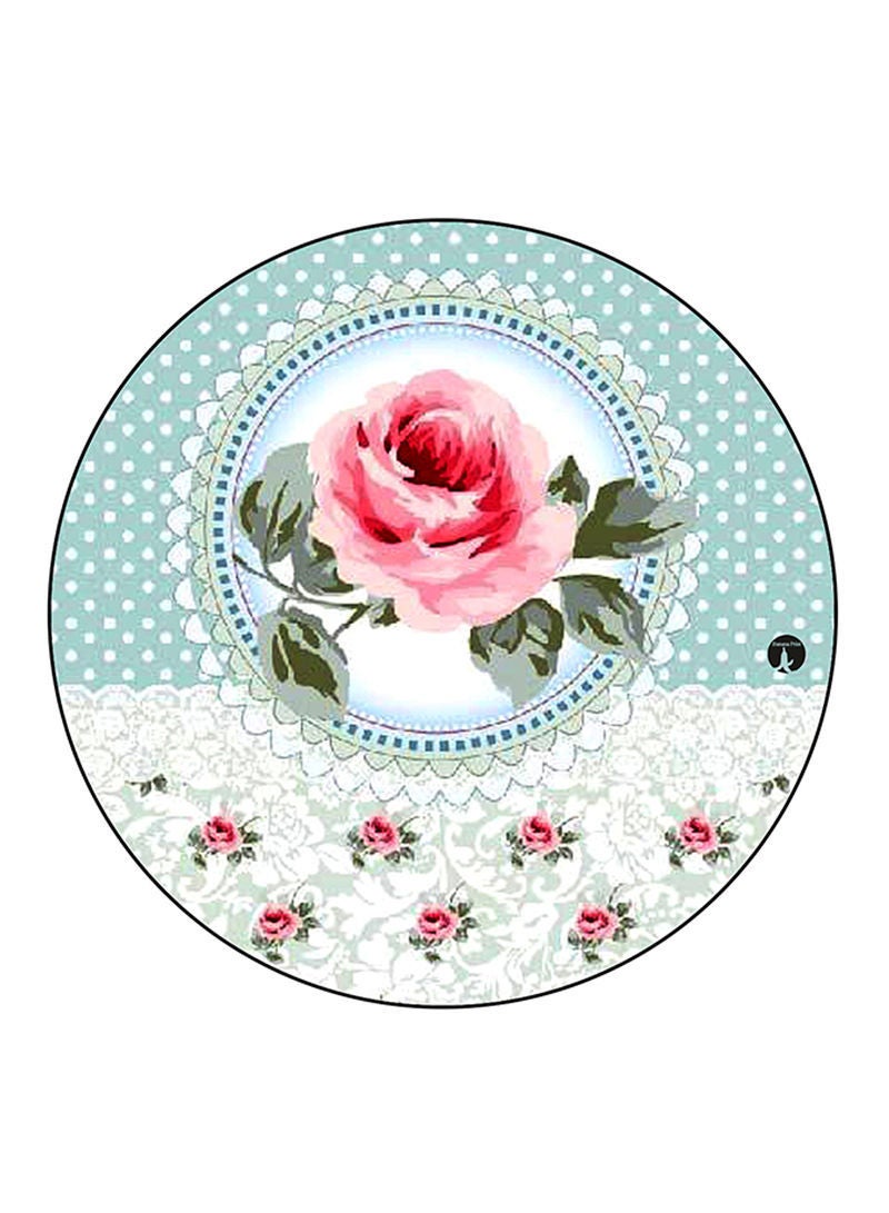 RKN Flowers Printed Mouse Pad  Multicolour