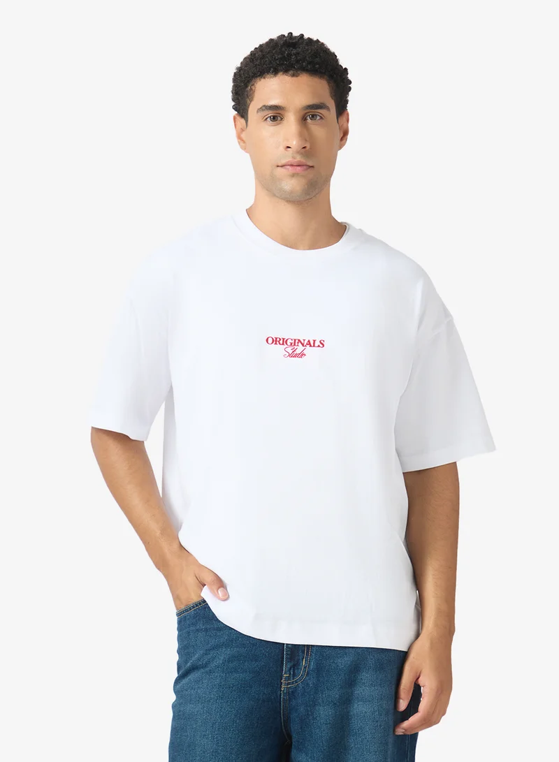 JACK & JONES Graphic Crew Neck T-Shirt