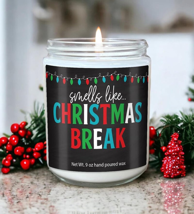 FIRSTROW First Row Aromatic Fables Cupcake Scented Christmas Candle A Sweet Holiday Treat in a Jar Candle Home Dcor and Holiday Gifting for Christmas - Image 2
