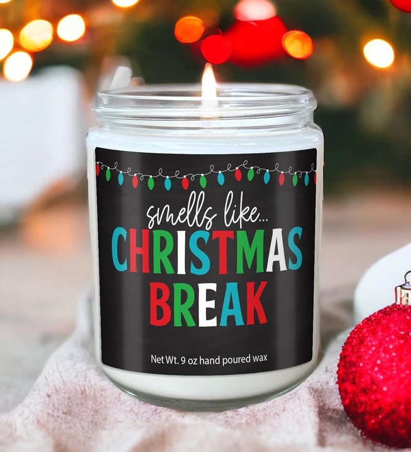 FIRSTROW First Row Aromatic Fables Cupcake Scented Christmas Candle A Sweet Holiday Treat in a Jar Candle Home Dcor and Holiday Gifting for Christmas - Image 1