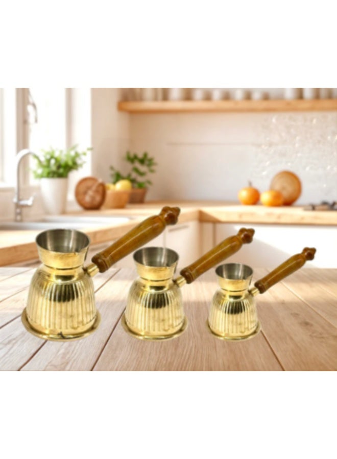Turkish Brass Coffee Pot – Traditional Craftsmanship for Authentic Brewing