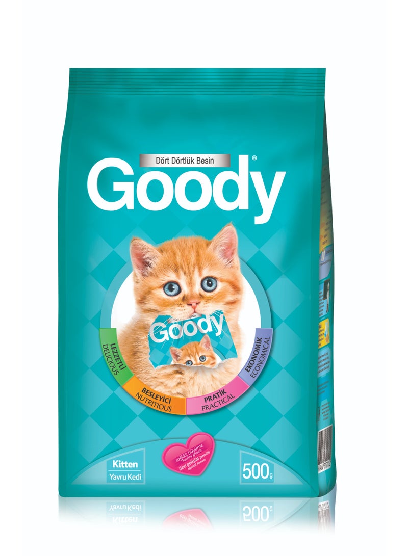 قودي  غودي - طعام جاف للقطط الصغيرة، تغذية متوازنة، طاقة وطعم - ٥٠٠ غرام - Image 1
