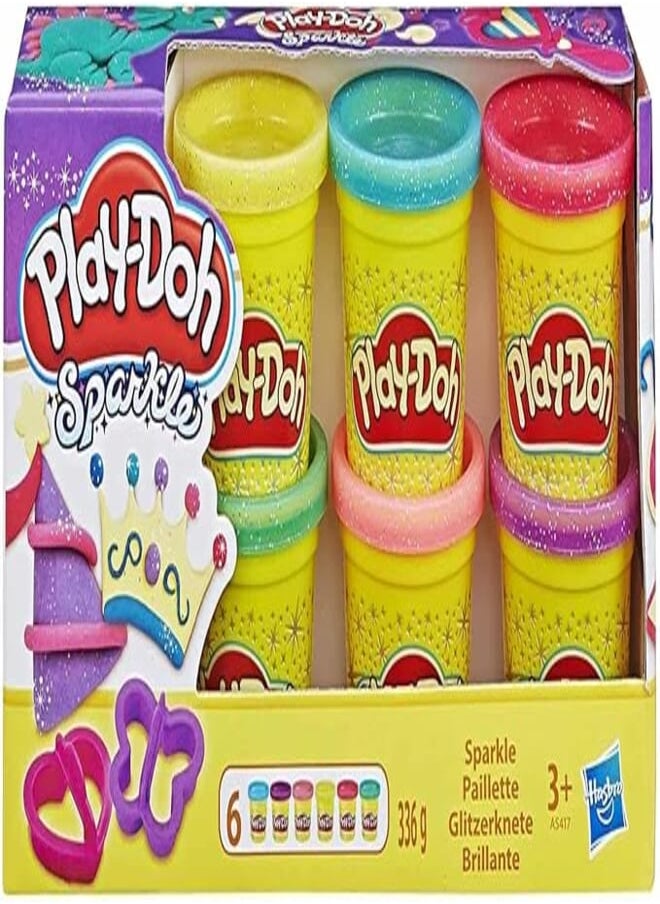 Play-Doh Play-Doh Sparkle Compound Collection 6 colors, For 3 years and above 