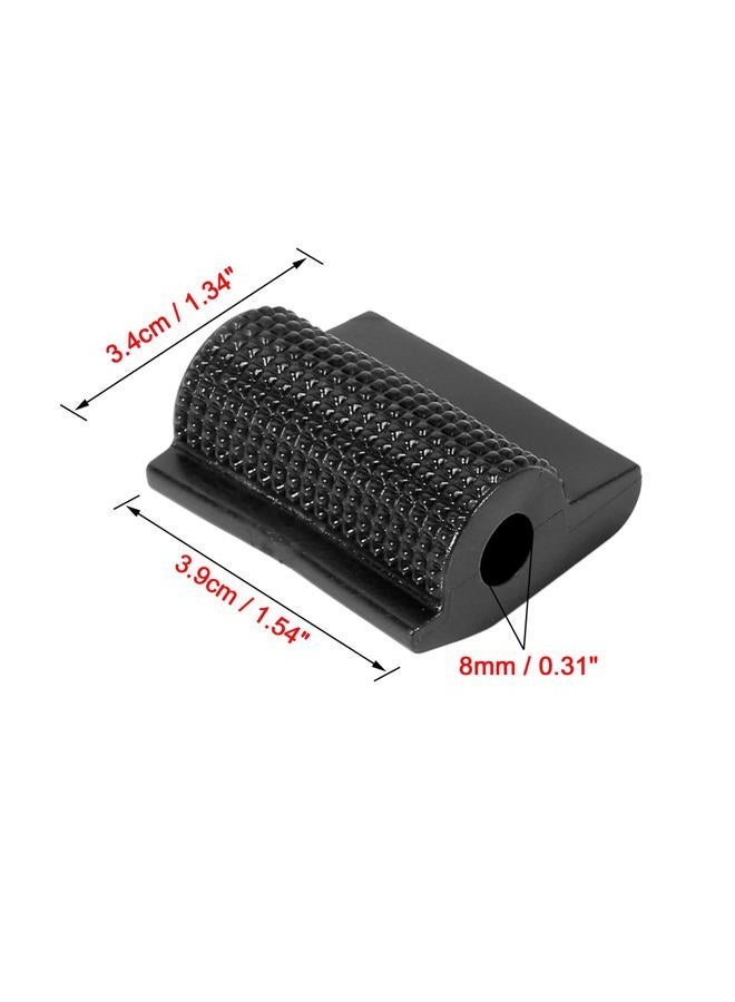 F FIERCE CYCLE 2pcs Universal Black Motorbike Gear Shift Shifter Protector Cover - Image 2