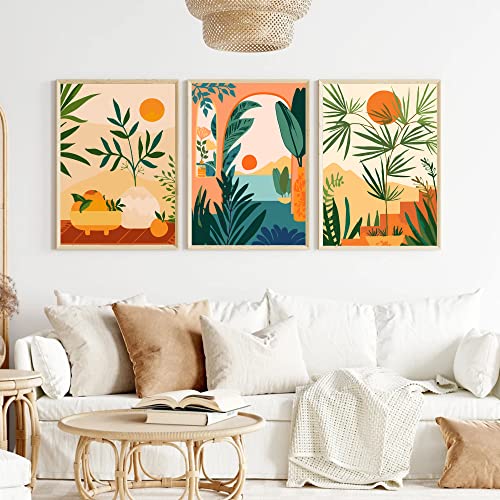 cupmod 6 Packs Paint by Number Kits for Adults Beginners,Easy Acrylic Boho Paint by Number,DIY Watercolor Paint by Numbers Kits on Canvas Without Frame for Home Wall Decor 7.8x11.8inch - Image 2