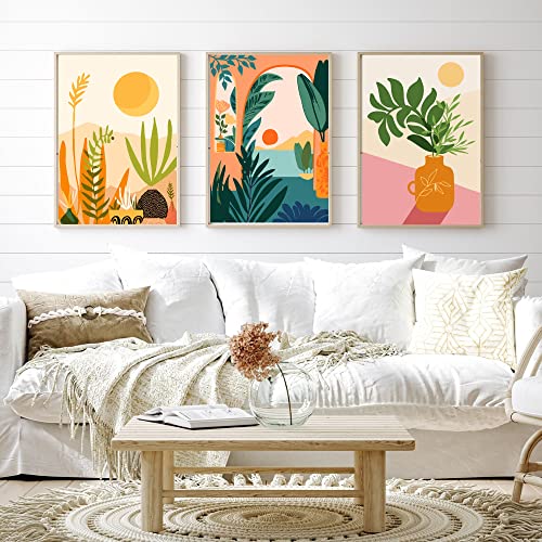 cupmod 6 Packs Paint by Number Kits for Adults Beginners,Easy Acrylic Boho Paint by Number,DIY Watercolor Paint by Numbers Kits on Canvas Without Frame for Home Wall Decor 7.8x11.8inch - Image 4