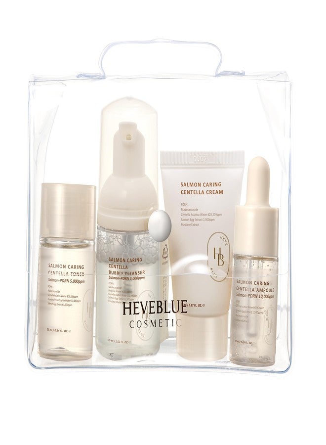 HEVEBLUE Salmon Caring Centella Special Travel Kit Bag - Image 1