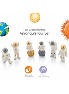 Storio Storio Super Cute Astronaut Swimming Water Toys Non-Toxic,BPA Free Colorful Soft Rubber Float Squeeze Sound Squeaky Bathing Toy for Baby Chu Chu Toy Set of 6  - Image 4
