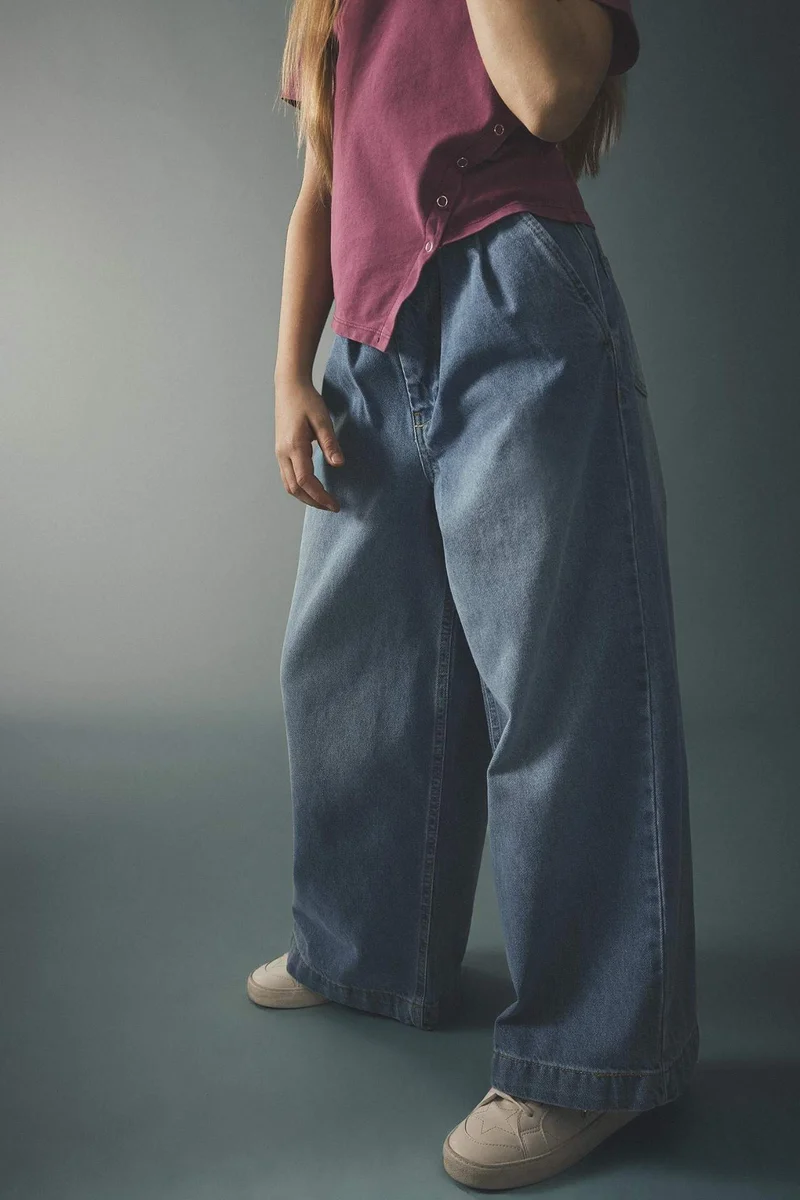 ديفاكتو Girl Wide Leg Jeans