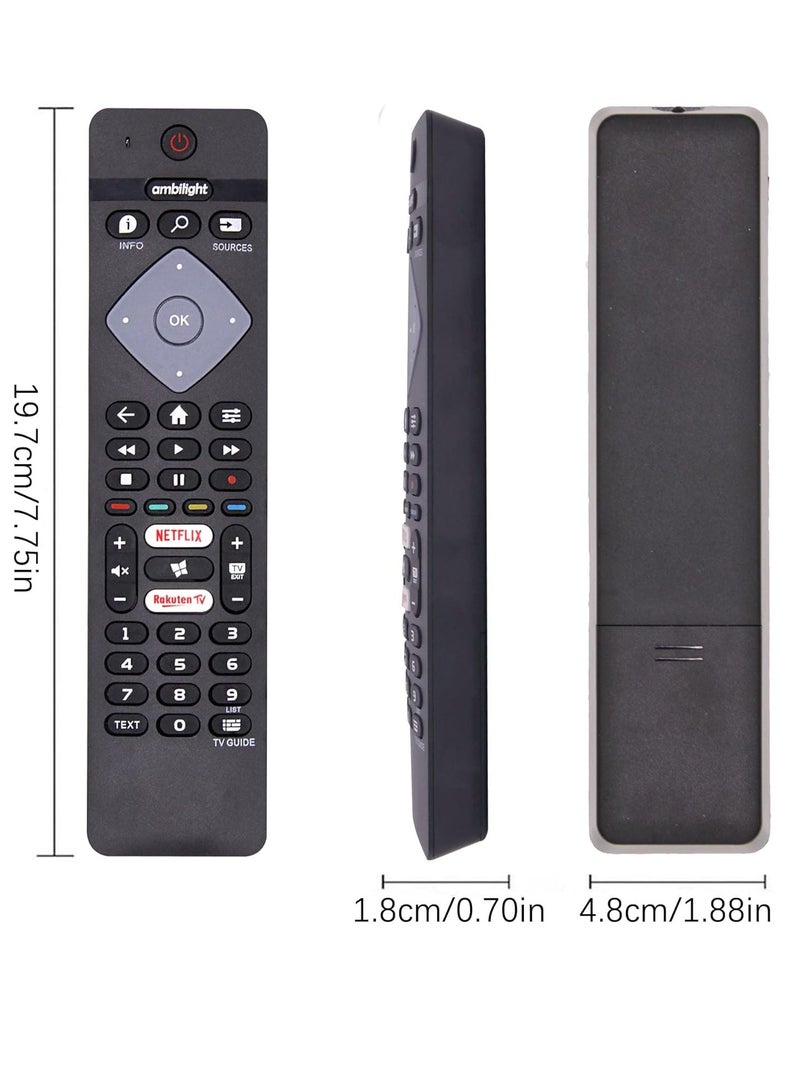 ELTRAZONE Replacement Universal Philips TV Remote Control for LCD LED 3D HD Smart TV with Netflix Button - Replacement Remote Control for Philips TV with Battery - Image 4