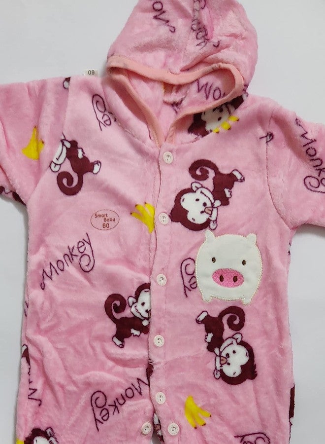 Cute Collection Winter Rompers for New Born Baby Girls and Boys 0 to 6 Months - Image 3