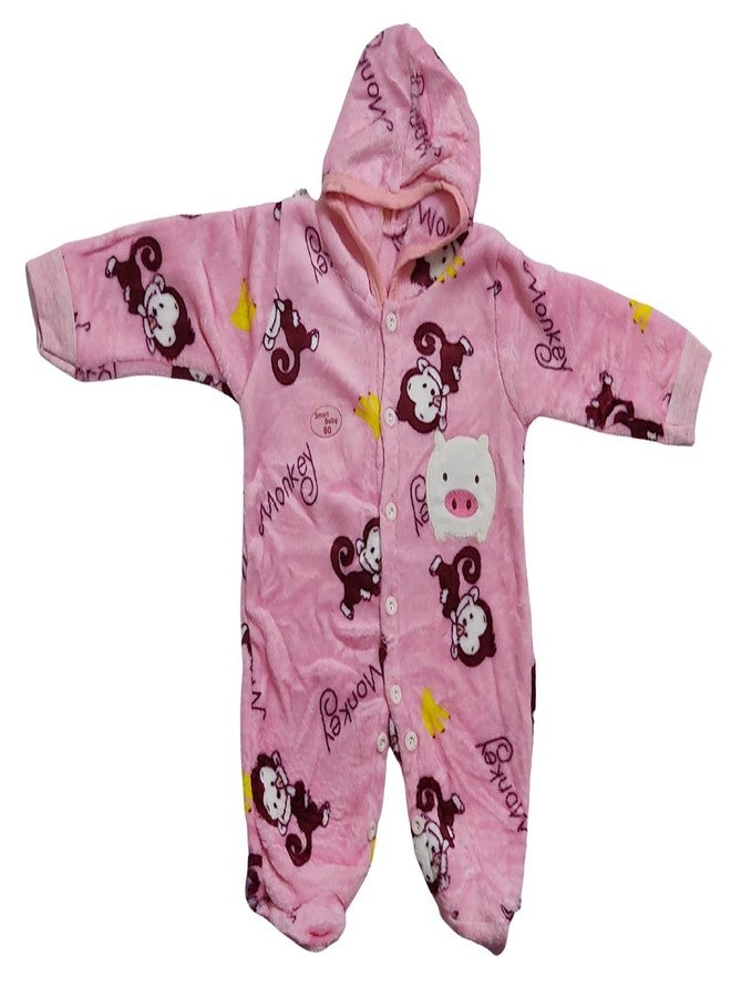 Cute Collection Winter Rompers for New Born Baby Girls and Boys 0 to 6 Months - Image 1
