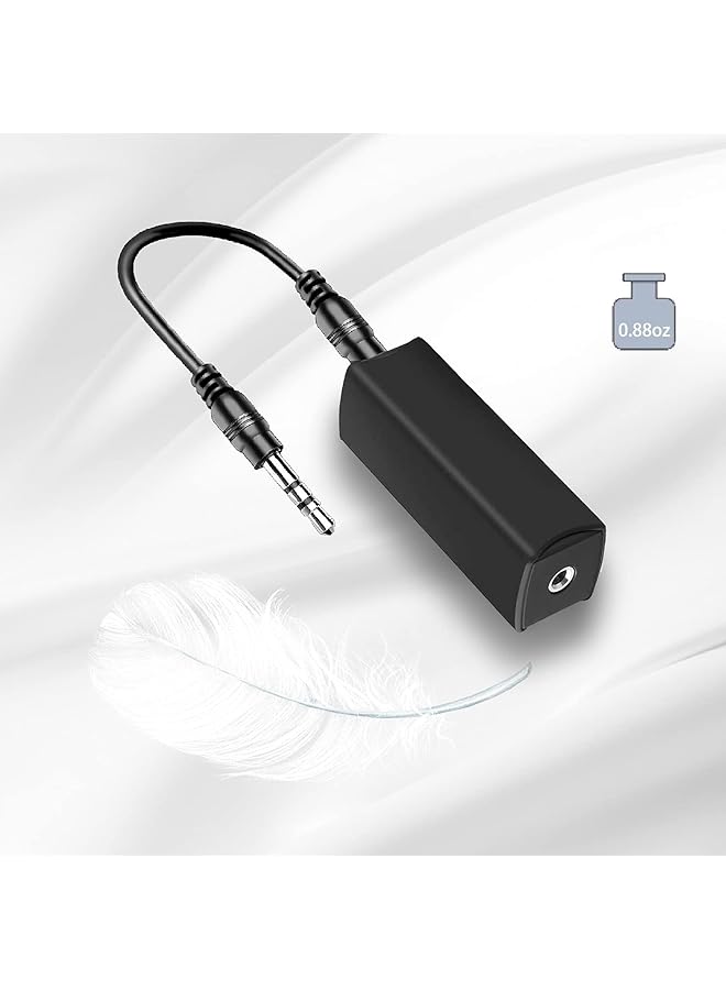 KASTWAVE Ground Loop Noise Isolator For Car Audio/Home Audio System With 3.5Mm Audio Cable, Current Sound Filter Anti-Interference Filter, Eliminates Hum  - Image 5