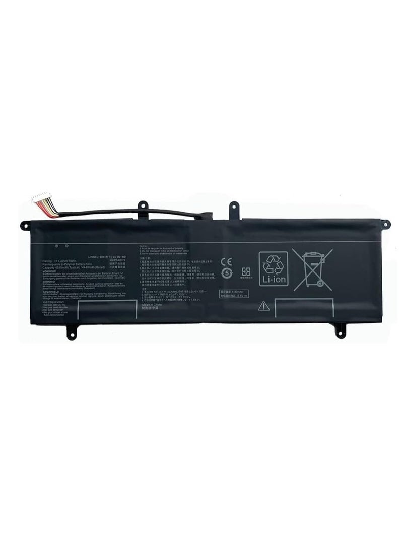 asustor C41N1901 Battery for Asus ZenBook Duo UX481 UX481FA UX481FL UX481FLY UX481F X481FL UX481FL-BM002T UX481FA-BM020R UX481FL-BP1505T - Image 2