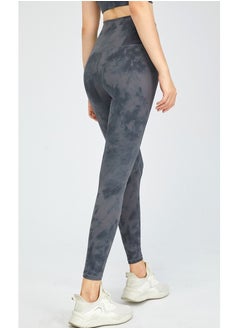 Loquat Solid Stretch Yoga Pants Grey  - Image 2
