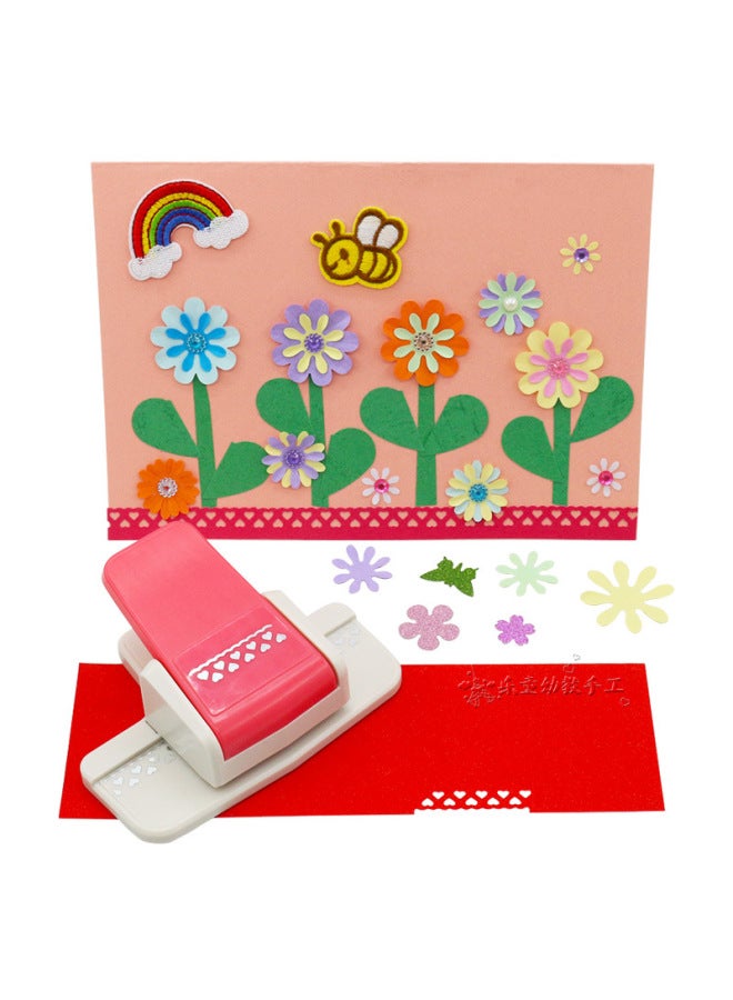 Edge Holder Embosser Flower Breaker Diy Handmade Greeting Card Making Lace Pattern Lace Hollow Cute Printing Machine-Color:5.  - Image 1