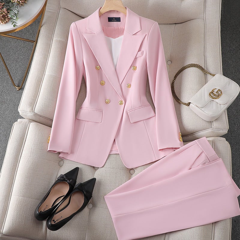 Zihong Zihong Suit Suit Women'S White Fashion Dress Suit High-End Temperament Goddess Fan Suit 8017 - Image 5