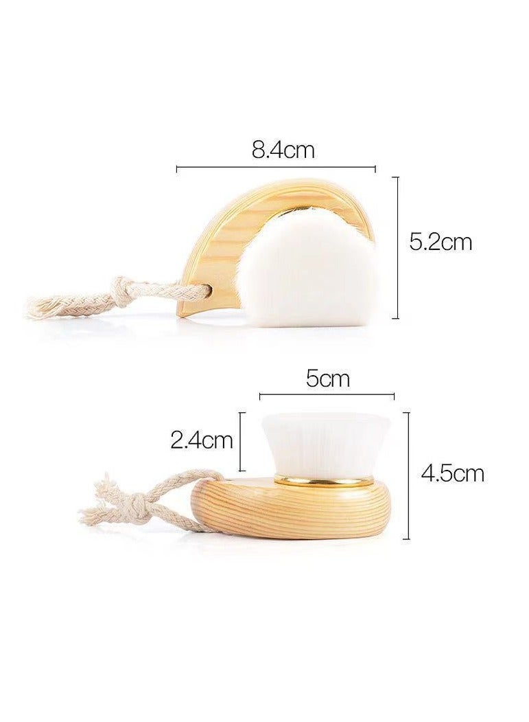 فرشاة وجه يدوية، فرشاة وجه فائقة النعومة لتنظيف المسام بلطف - Image 2