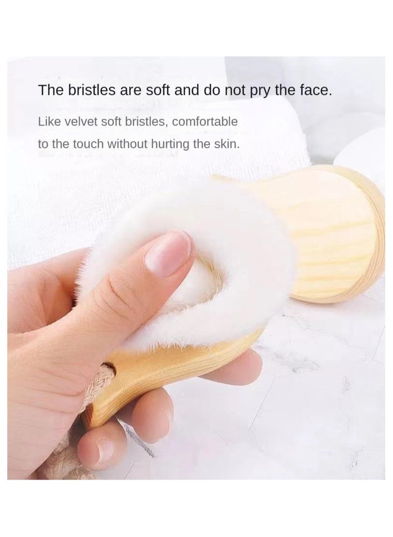 فرشاة وجه يدوية، فرشاة وجه فائقة النعومة لتنظيف المسام بلطف - Image 3