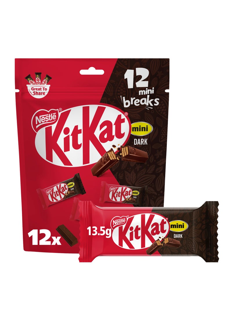 KitKat 2 Finger Mini Dark Chocolate Wafers 12 x 13.5g - Image 2