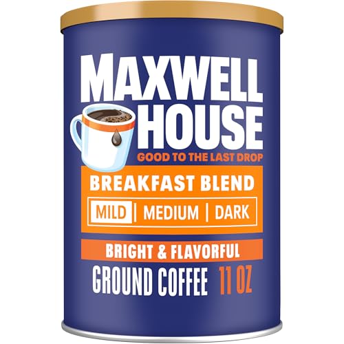 Maxwell House قهوة ماكسويل هاوس خفيفة التحميص مزيج الإفطار مطحونة 11 أونصة - Image 1