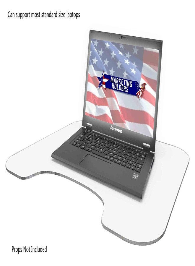 Marketing Holders Lap Desk 22" Clear Acrylic Activity Lap Tray Lightweight and Portable for Writing Drawing Eating Studying by Marketing Holders - Image 3