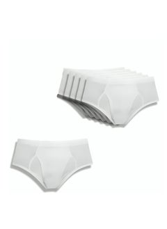 Al Aseel Men's Cotton Underwear Men's Briefs - 6 Pieces White, Available in Sizes S - M - L - XL - XXL - 3XL Comfortable and Practical  - Image 3