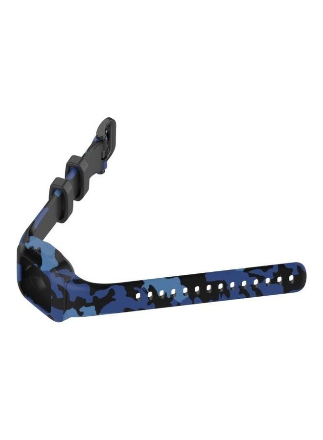 NIBEMINENT For Garmin Vivo Fit JR3 Silicone Printing Replacement Watchband Camouflage Blue - Image 3