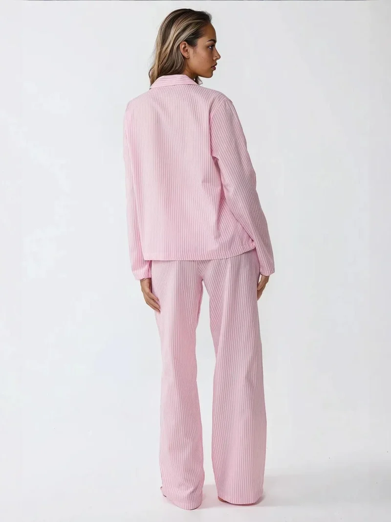 HICCUP  Striped Cotton Pajama Set for Women | Best Price UAE