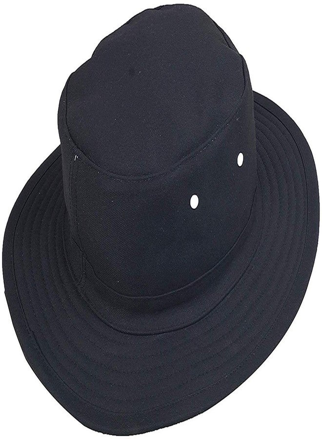 V3E Girl's Cricket Umpire hat/Cap for All Sports rellated Activities (Black) - Image 2