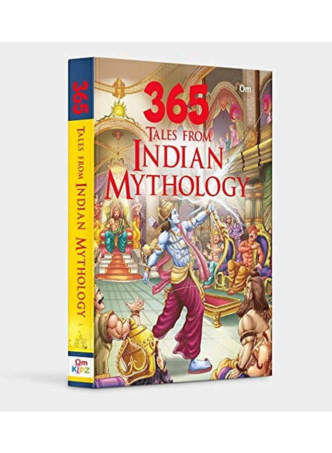 365 حكايات من الأساطير الهندية بواسطة فريق تحرير كتب أوم - غلاف صلب