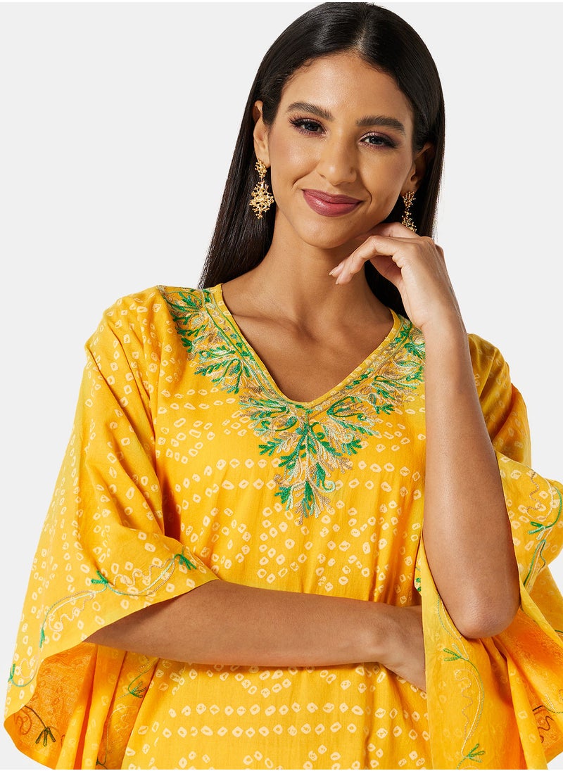 ARABIAN CLOSET EMBROIDERED KAFTAN  - Image 3