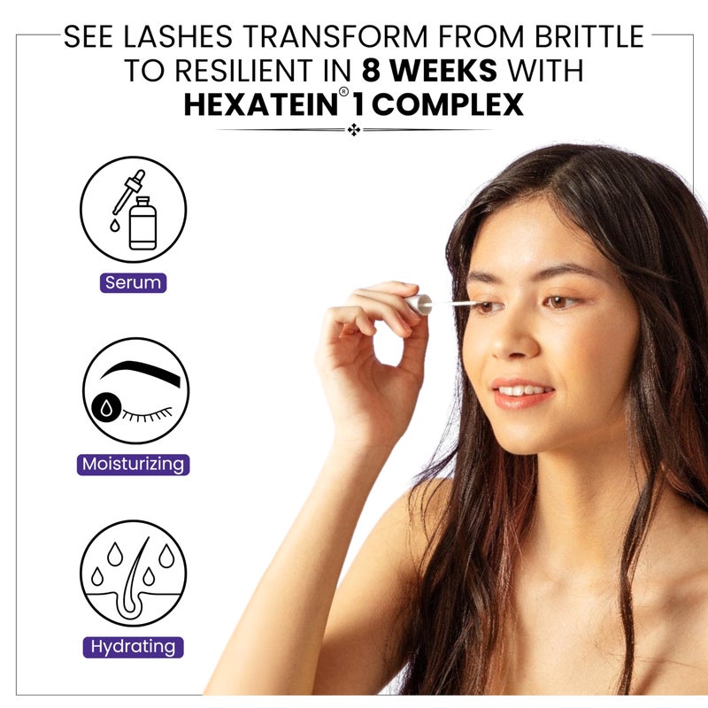 RapidLash Eyelash Enhancing Serum with HEXATEIN 1 Complex â€“ Lash Serum for Eyelashes Conditioning & Hydrating â€“ Longer-Looking, Fuller and Thicker Appearing Lashes â€“ 3 mL / 0.1 fl oz - Image 3