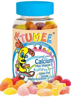 Mr. Tummy Calcium with Vitamin D Chewable Tablets 60 Tablets