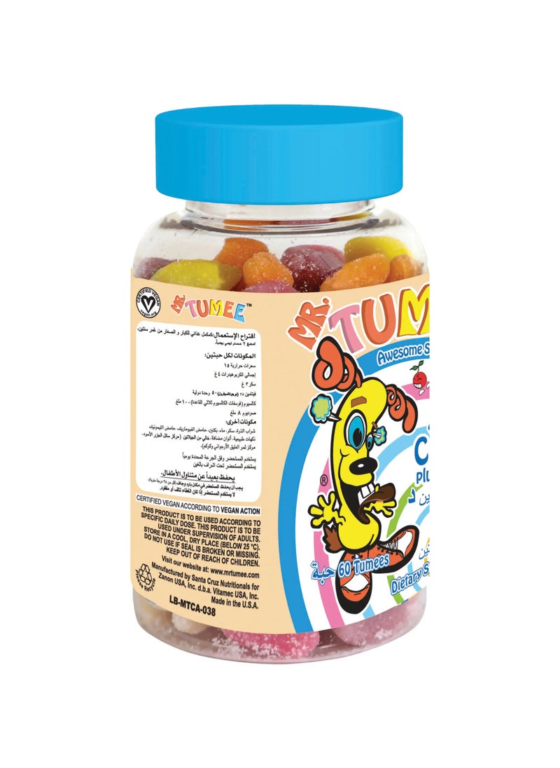 MR.TUMEE - Mr. Tummy Calcium with Vitamin D Chewable Tablets 60 Tablets - Image 1