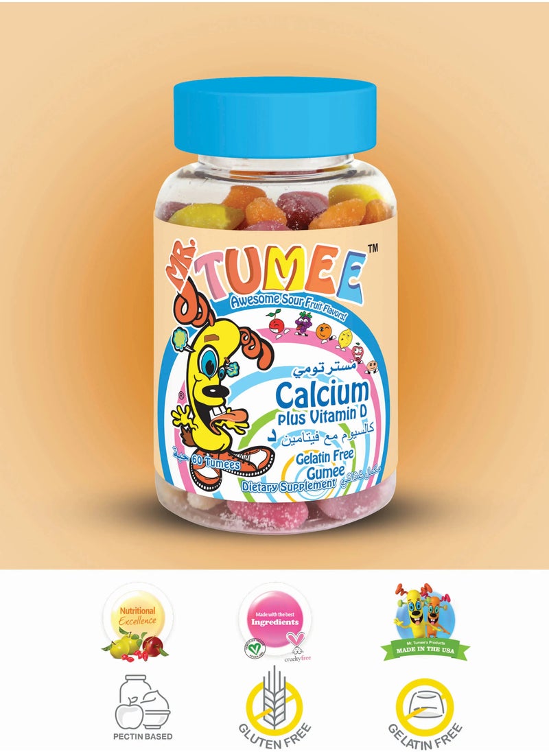 MR.TUMEE - Mr. Tummy Calcium with Vitamin D Chewable Tablets 60 Tablets - Image 1