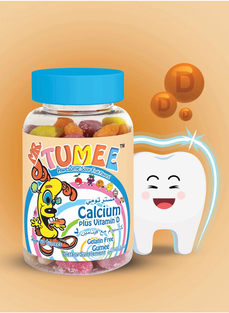 MR.TUMEE - Mr. Tummy Calcium with Vitamin D Chewable Tablets 60 Tablets - Image 1