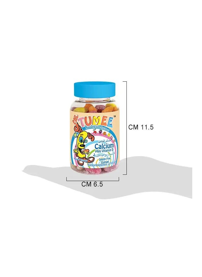 MR.TUMEE - Mr. Tummy Calcium with Vitamin D Chewable Tablets 60 Tablets - Image 1